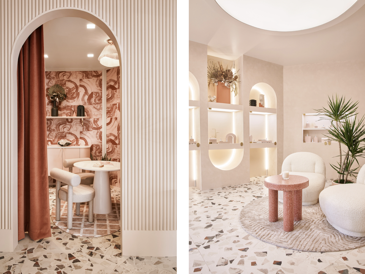 The interior of the Luminate store.