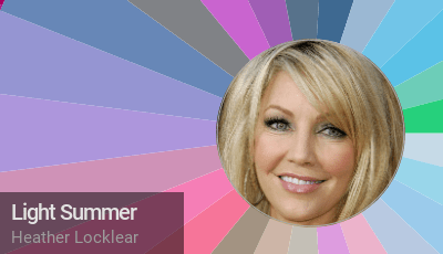 Light summer color palette