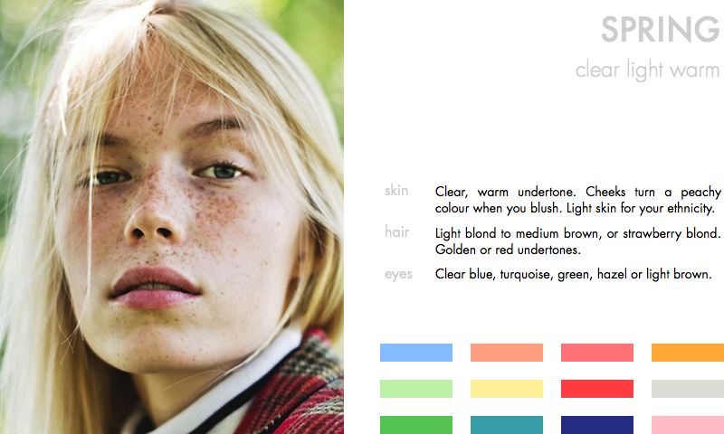 Spring color palette